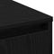 vidaXL Sideboard with LED Black Oak 71x34.5x75 cm Engineered Wood