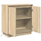 vidaXL Sideboard with LED in Sonoma Oak - 71 x 34.5 x 75 cm - Made from Engineered Wood
