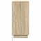 vidaXL Sideboard with LED in Sonoma Oak - 71 x 34.5 x 75 cm - Made from Engineered Wood
