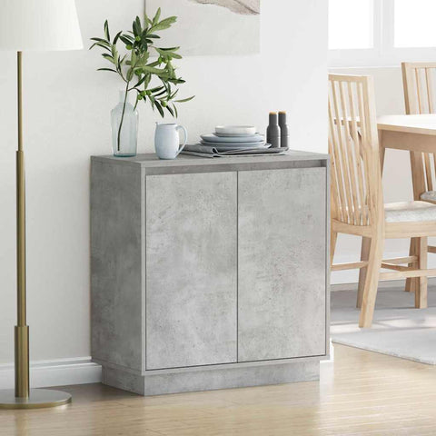 vidaXL Sideboard Concrete Grey 71 x 34.5 x 75 cm Engineered wood