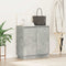 vidaXL Bedside Tables Concrete Grey Concrete Medium Decorative Inlays