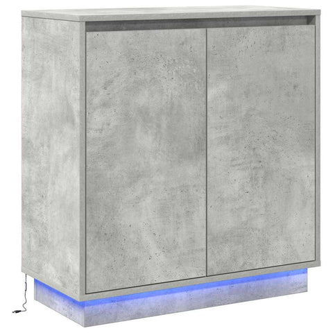 vidaXL Sideboard Concrete Grey 71 x 34.5 x 75 cm Engineered wood