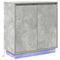 vidaXL Bedside Tables Concrete Grey Concrete Medium Decorative Inlays