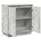 vidaXL Bedside Tables Concrete Grey Concrete Medium Decorative Inlays