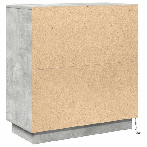 vidaXL Sideboard Concrete Grey 71 x 34.5 x 75 cm Engineered wood