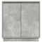 vidaXL Bedside Tables Concrete Grey Concrete Medium Decorative Inlays