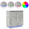 vidaXL Bedside Tables Concrete Grey Concrete Medium Decorative Inlays