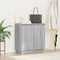 vidaXL Sideboard with LED in Grey Sonoma - 71 x 34.5 x 75 cm, Made of Engineered Wood