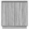 vidaXL Sideboard with LED in Grey Sonoma - 71 x 34.5 x 75 cm, Made of Engineered Wood