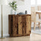 vidaXL Sideboard with LED in Old Wood - 71x34.5x75 cm Engineered Wood