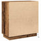 vidaXL Sideboard with LED in Old Wood - 71x34.5x75 cm Engineered Wood