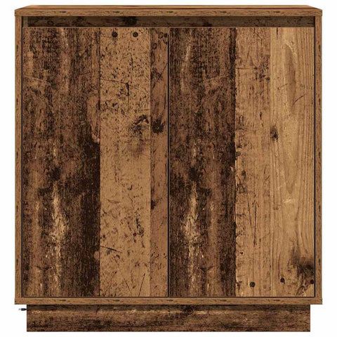 vidaXL Sideboard with LED in Old Wood - 71x34.5x75 cm Engineered Wood