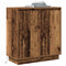 vidaXL Sideboard with LED in Old Wood - 71x34.5x75 cm Engineered Wood