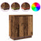 vidaXL Sideboard with LED in Old Wood - 71x34.5x75 cm Engineered Wood