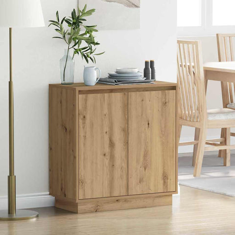 vidaXL Sideboard Artisan Oak 71 x 34.5 x 75 cm Engineered wood