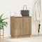 vidaXL Bedside Tables Artisan oak Engineered wood Medium Bedside Table