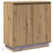 vidaXL Bedside Tables Artisan oak Engineered wood Medium Bedside Table