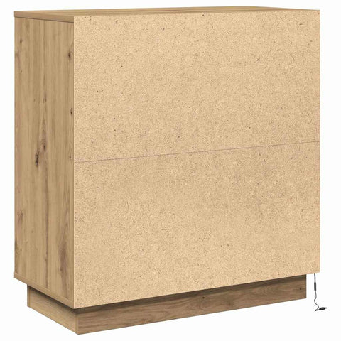 vidaXL Sideboard Artisan Oak 71 x 34.5 x 75 cm Engineered wood