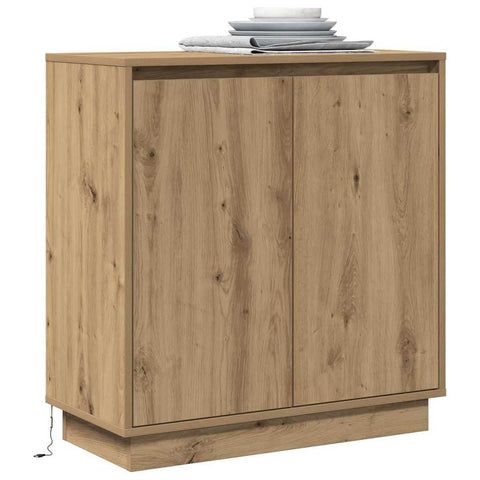 vidaXL Sideboard Artisan Oak 71 x 34.5 x 75 cm Engineered wood