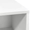 vidaXL Sideboard with LED White 71x34,5x75 cm Engineered Wood