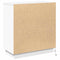 vidaXL Sideboard with LED White 71x34,5x75 cm Engineered Wood