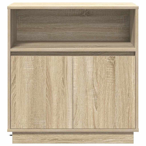 vidaXL Sideboard with LED Sonoma Oak 71x34,5x75 cm Engineered Wood