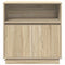 vidaXL Sideboard with LED Sonoma Oak 71x34,5x75 cm Engineered Wood