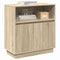 vidaXL Sideboard with LED Sonoma Oak 71x34,5x75 cm Engineered Wood