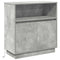 vidaXL Sideboard with LED Concrete Grey 71x34,5x75 cm Engineered Wood