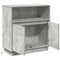 vidaXL Sideboard with LED Concrete Grey 71x34,5x75 cm Engineered Wood