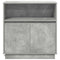 vidaXL Sideboard with LED Concrete Grey 71x34,5x75 cm Engineered Wood