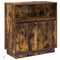 vidaXL Sideboard with LED Smoked Oak 71x34,5x75 cm Engineered Wood