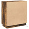 vidaXL Sideboard with LED Smoked Oak 71x34,5x75 cm Engineered Wood