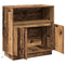 vidaXL Sideboard with LED Old Wood 71x34,5x75 cm Engineered Wood