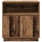 vidaXL Sideboard with LED Old Wood 71x34,5x75 cm Engineered Wood
