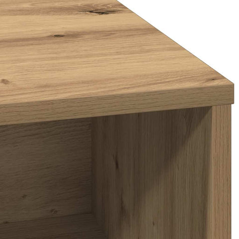 vidaXL Sideboard with LED Artisan Oak 71x34,5x75 cm Engineered Wood