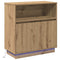 vidaXL Sideboard with LED Artisan Oak 71x34,5x75 cm Engineered Wood