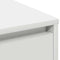 vidaXL Sideboard with LED - White, 90x32x75 cm, Made of Engineered Wood