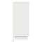 vidaXL Sideboard with LED - White, 90x32x75 cm, Made of Engineered Wood