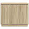vidaXL LED Sideboard in Sonoma Oak - 90x32x75 cm - Engineered Wood