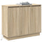 vidaXL LED Sideboard in Sonoma Oak - 90x32x75 cm - Engineered Wood