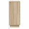 vidaXL LED Sideboard in Sonoma Oak - 90x32x75 cm - Engineered Wood
