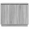 vidaXL Sideboard with LED - Grey Sonoma, 90x32x75 cm, Made of Engineered Wood