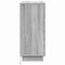 vidaXL Sideboard with LED - Grey Sonoma, 90x32x75 cm, Made of Engineered Wood