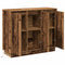 vidaXL Sideboard with LED - Old Wood - 90x32x75 cm - Engineered Wood