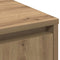 vidaXL Sideboard with LED Artisan Oak 90x32x75 cm Engineered Wood