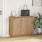vidaXL Sideboard with LED Artisan Oak 90x32x75 cm Engineered Wood
