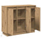 vidaXL Sideboard with LED Artisan Oak 90x32x75 cm Engineered Wood