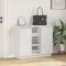 vidaXL Sideboard with LED White 90x32x75 cm Engineered Wood