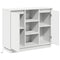 vidaXL Sideboard with LED White 90x32x75 cm Engineered Wood